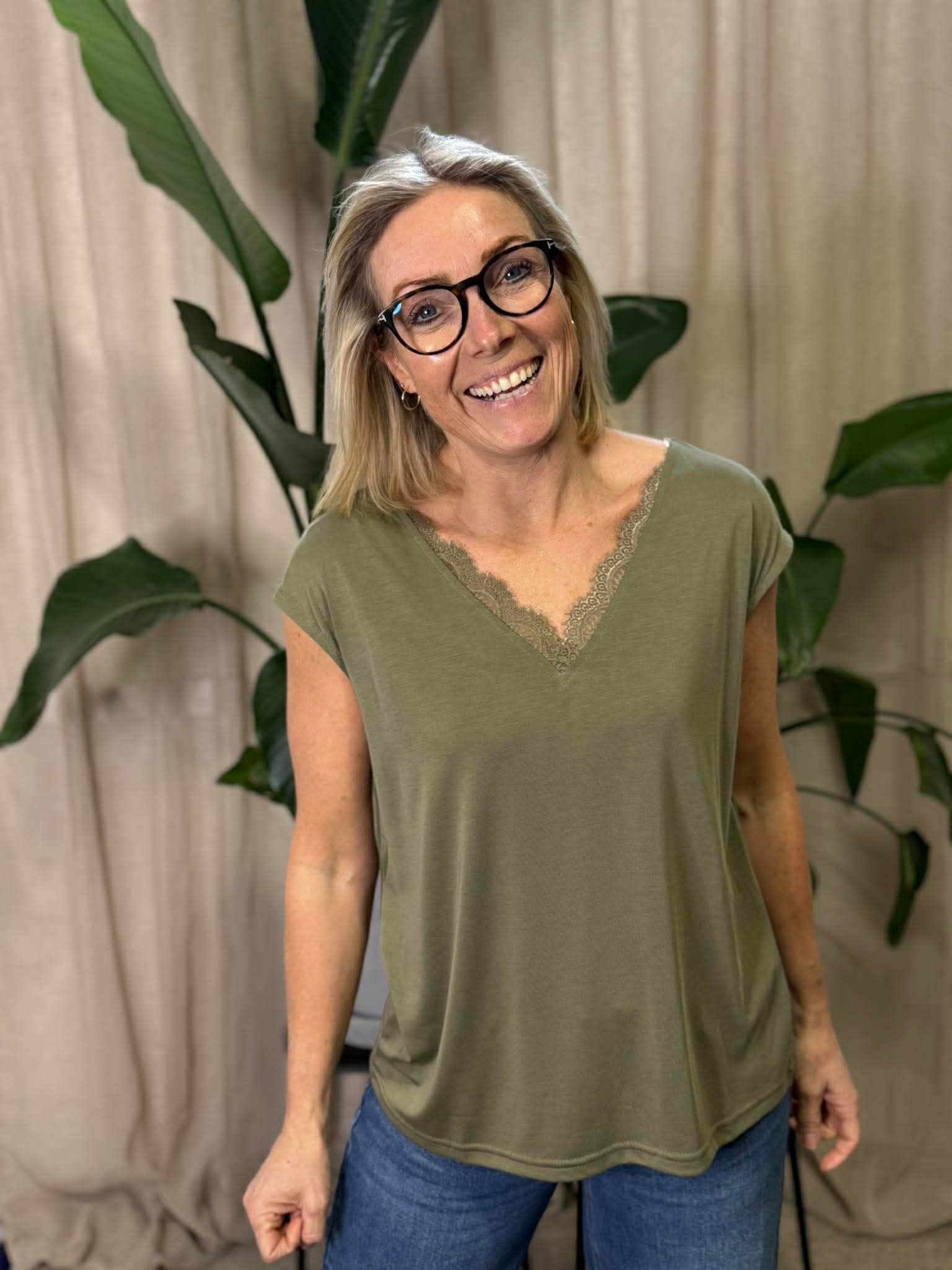 PCKAMALA T-Shirt - Grape Leaf